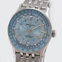 Breitling Navitimer GMT 41 Ref A32310171C1A1 Steel Ice Blue